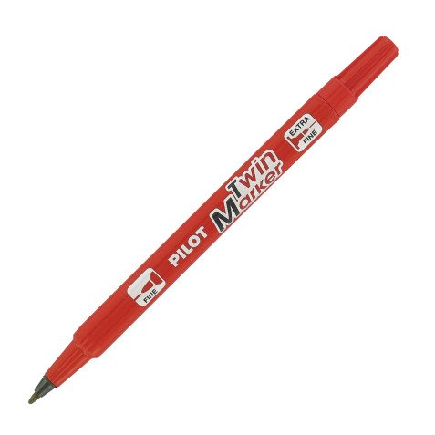 Marqueur permanent Pilot Twin Marker pointe 0,5 ou 0,7 mm