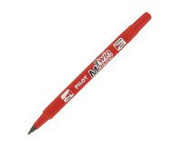 Permanent marker Pilot Twin Marker Begreen cone tip 0.8 and 2 mm red