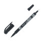 Marqueur permanent Pilot Twin Marker Begreen pointe pinceau de 0,8 et ogive de 2 mm