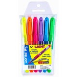 Surligneur Pilot V-Light couleurs assorties - Pochette de 6