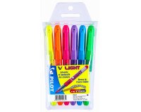 Markeerstift Pilot V-Light geassorteerde kleuren - Pak van 6