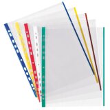 box, 100 transparent polypro sleeves, coloured frame