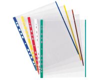 box, 100 transparent polypro sleeves, coloured frame