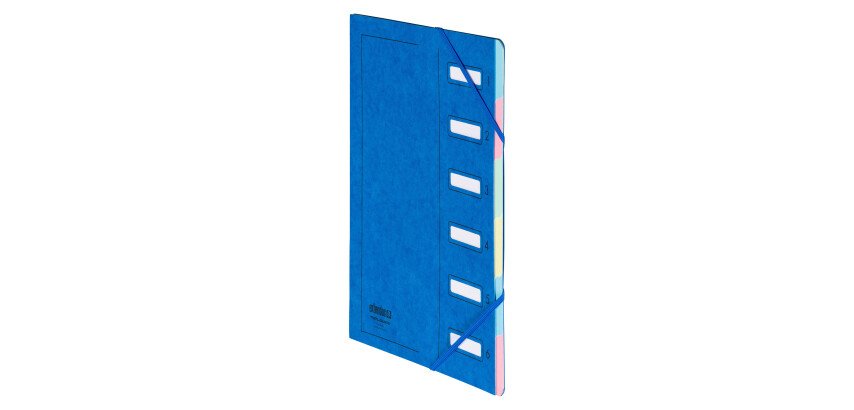 Carpeta clasificadora Extendos con 6 divisiones color