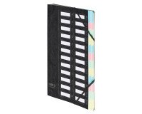 Carpeta clasificadora Extendos con 24 divisiones color