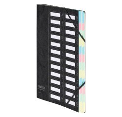 Carpeta clasificadora Extendos con 24 divisiones color
