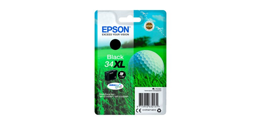 Epson 34XL cartridge high capacity black for inkjet printer 
