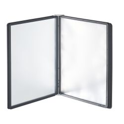 Protège-documents mural magnétique Vario Durable A4 5 pochettes noir