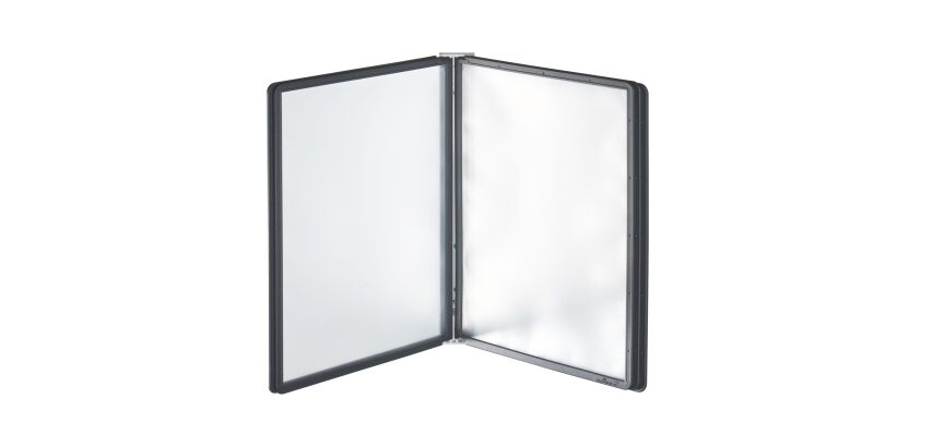 Protège-documents mural magnétique Vario Durable A4 5 pochettes noir