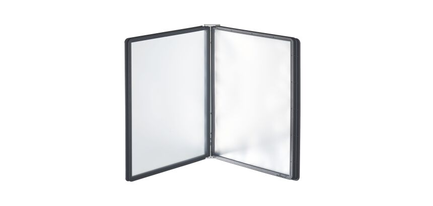 Protège-documents mural magnétique Vario Durable A4 5 pochettes noir