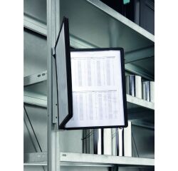 Magnetic wall-mounted document holder Durable Vario A4 5 sleeves black