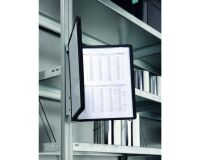 Magnetische snelzoeker wandmodel Durable Vario A4 5 hoesjes zwart