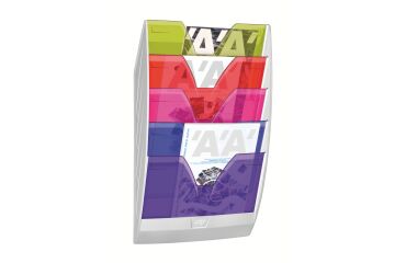 Expositor de pared de 5 compartimentos multicolor Cep