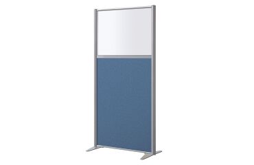 Cloison acoustique de séparation tissu semi-vitrée B-Zen
