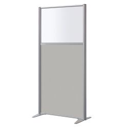 Cloison acoustique B-Zen semi vitrée - sans piètement