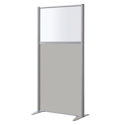 Mampara B-Zen acústica mixta Alt 160 x An 81 cm gris