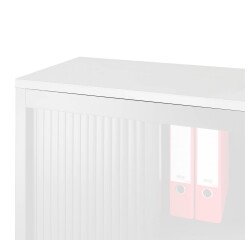 Finishing plate W 120 x D 43 cm for metallic cabinet