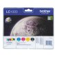 Pack of 4 cartridges Brother LC1000 black and color