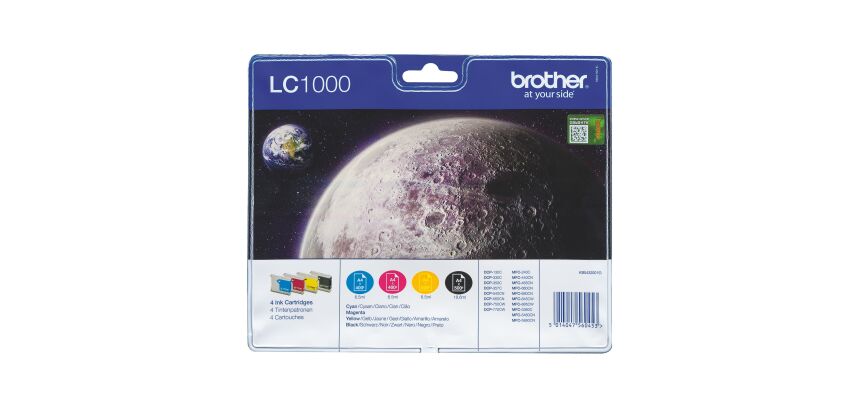 Brother LC1000 Pack de 4 couleurs