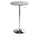 Guéridon rond réglable en hauteur Rubi