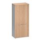 Armoire portes battantes Quarta Plus L 80 cm