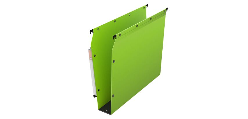 Dossier suspendu plastique pression L'Oblique AZ - fond 50 mm pour armoire