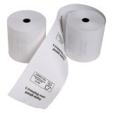 Thermal paper rolls vo cash register 1 layer without Bisphenol A - Pack of 20