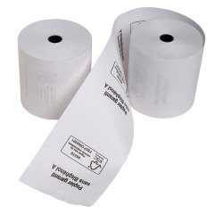 Papel térmico Exacompta 57 x Ø 46 x 12 mm x 24m 55g 40915E 1 copia SBPA FSC con impresión en reverso FSC