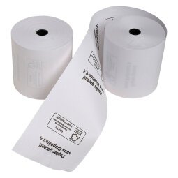 Thermischen Papierrollen für Kassenregister 1 Schicht ohne Bisphenol A - Paket von 20