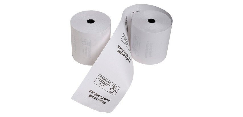 Bobines Caisses Exacompta 43816E - l 80 mm x L 76 m, Ø 72 mm - 1 pli(s) - paquet de 10