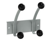 Colgador metal y plástico Hakea - 2 colgadores