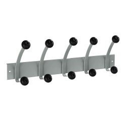 Colgador metal y plástico Hakea - 5 colgadores