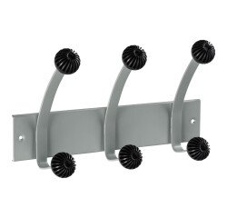 Colgador metal y plástico Hakea - 3 colgadores