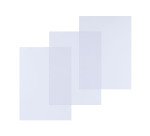 Couverture de reliure plastique 20/100 incolore - Paquet de 100