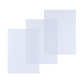 Couverture de reliure plastique 20/100 incolore - Paquet de 100