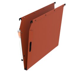 Suspension file for cabinets 33 cm AZL velcro, bottom 15mm, orange