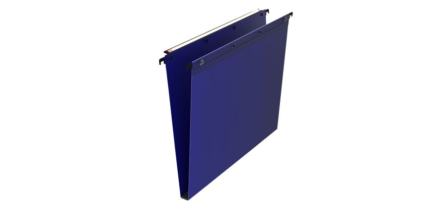 Dossier suspendu plastique pression L'Oblique AZ fond 1,5 cm pour tiroir