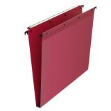Suspension file for drawers polypropylene 5/10 bottom 15 mm - red