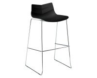 Tabouret haut Klass - pieds chromé