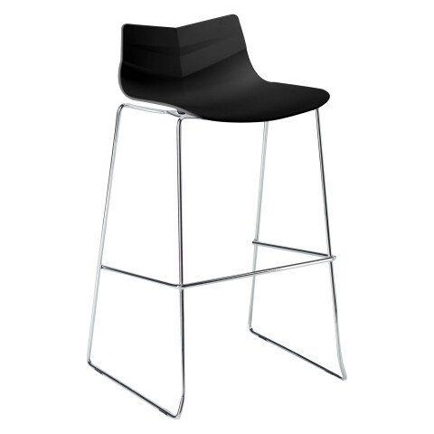 Taburete alto Klass One negro