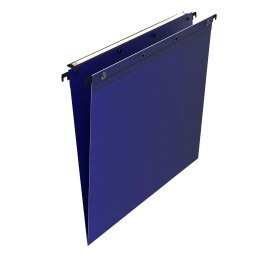 Suspension file for drawers polypropylene 5/10 V-bottom - blue