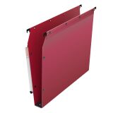 Dossier suspendu pour armoires polypropylène opaque Ultimate Elba fond 30 mm rouge
