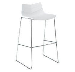 High stool Klass - chrome legs