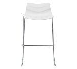 Tabouret haut Klass - pieds chromé