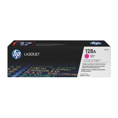 HP 128A CE323A Tóner Original magenta
