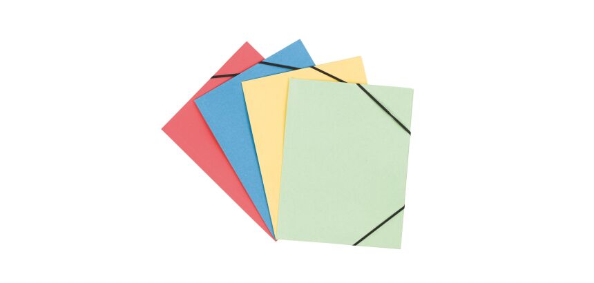 Chemise à élastique 3 rabats Oxford 24 x 32 cm dos 2 cm - Paquet de 50