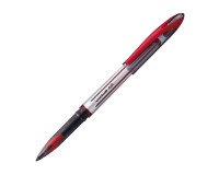 Stylo roller Uni-Ball Air à capuchon pointe 0,7 mm écriture moyenne - rouge
