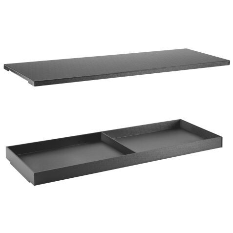 Socle et dessus pour trieur de classement 20 cases couleur
