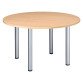 Table de réunion 4 piètements tube métal Excellens