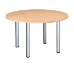 Table de réunion 4 piètements tube métal Excellens